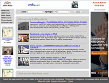 Tablet Screenshot of affittoroma.net